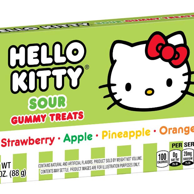 iSweet.ca - Wholesale Gummy - (S6-03) Hello Kitty-Gummi Treats-Sour 3.1oz( 88g x120