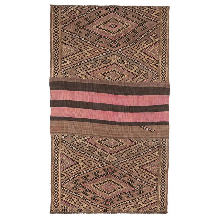 - (4'1'' x 6'7'') Vintage etnisk kelimmatta för wholesale av Rugtolia