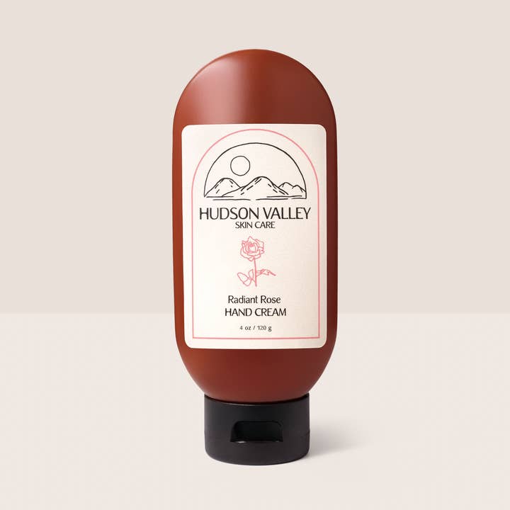 Radiant Rose Hand Cream for wholesale by Hudson Valley Skin Care