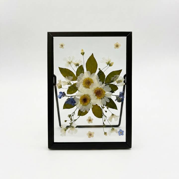Sunnie Lane - Wholesale Desk/Tabletop Sign - Real Pressed Flower Frame - Beautiful Flower Art13