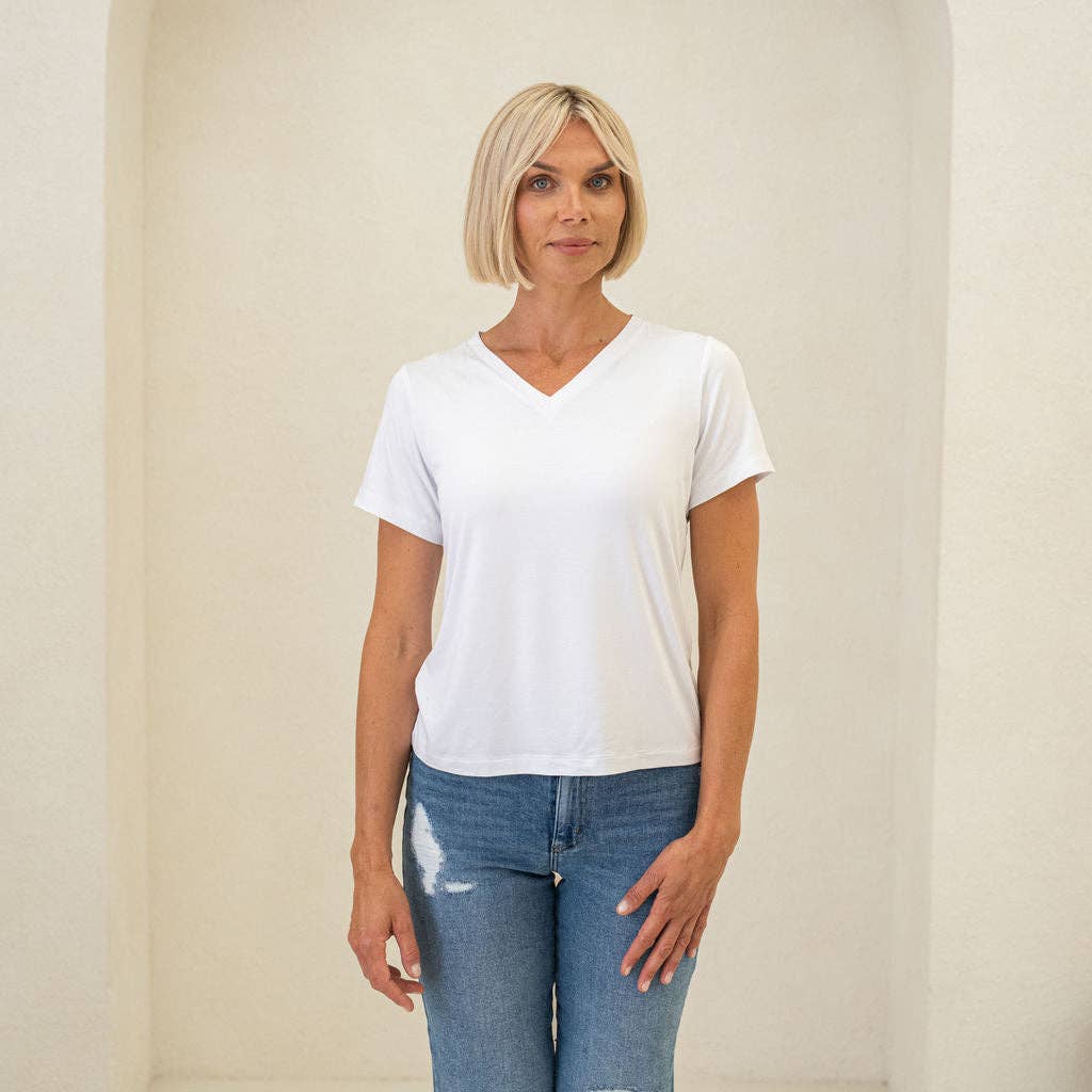Encircled - Wholesale T-Shirt - Women's - The Going Places V-Neck Tee6