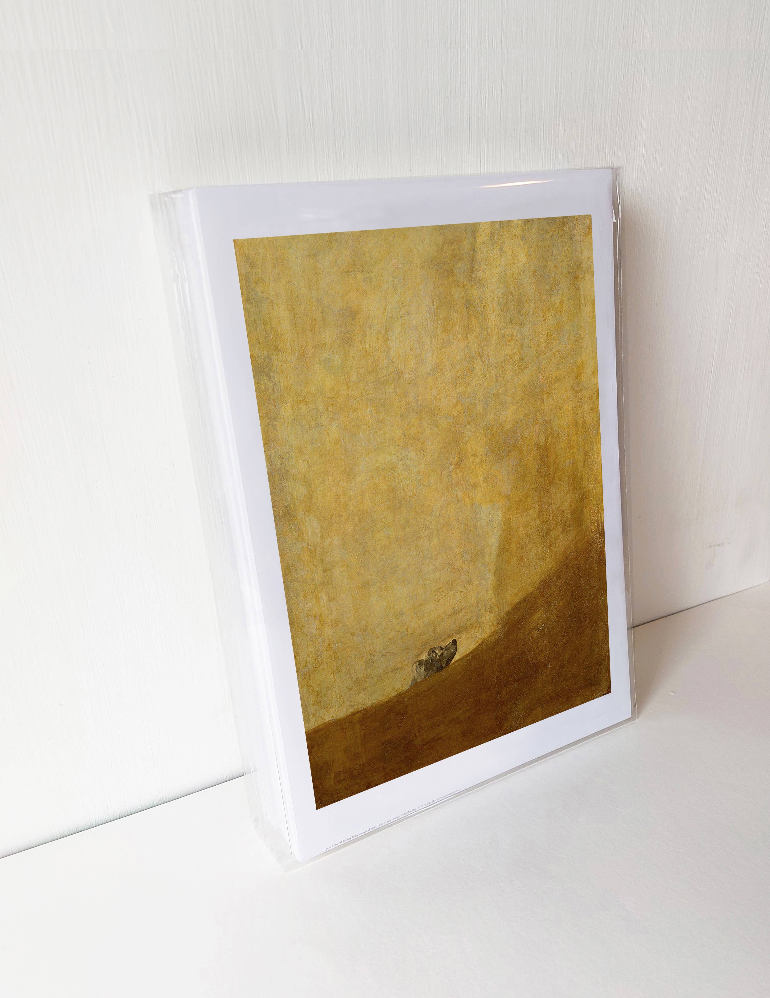 Go To Design - Wholesale Art Print - Fine art print Dog Half Submerged by Goya unframed wall art1