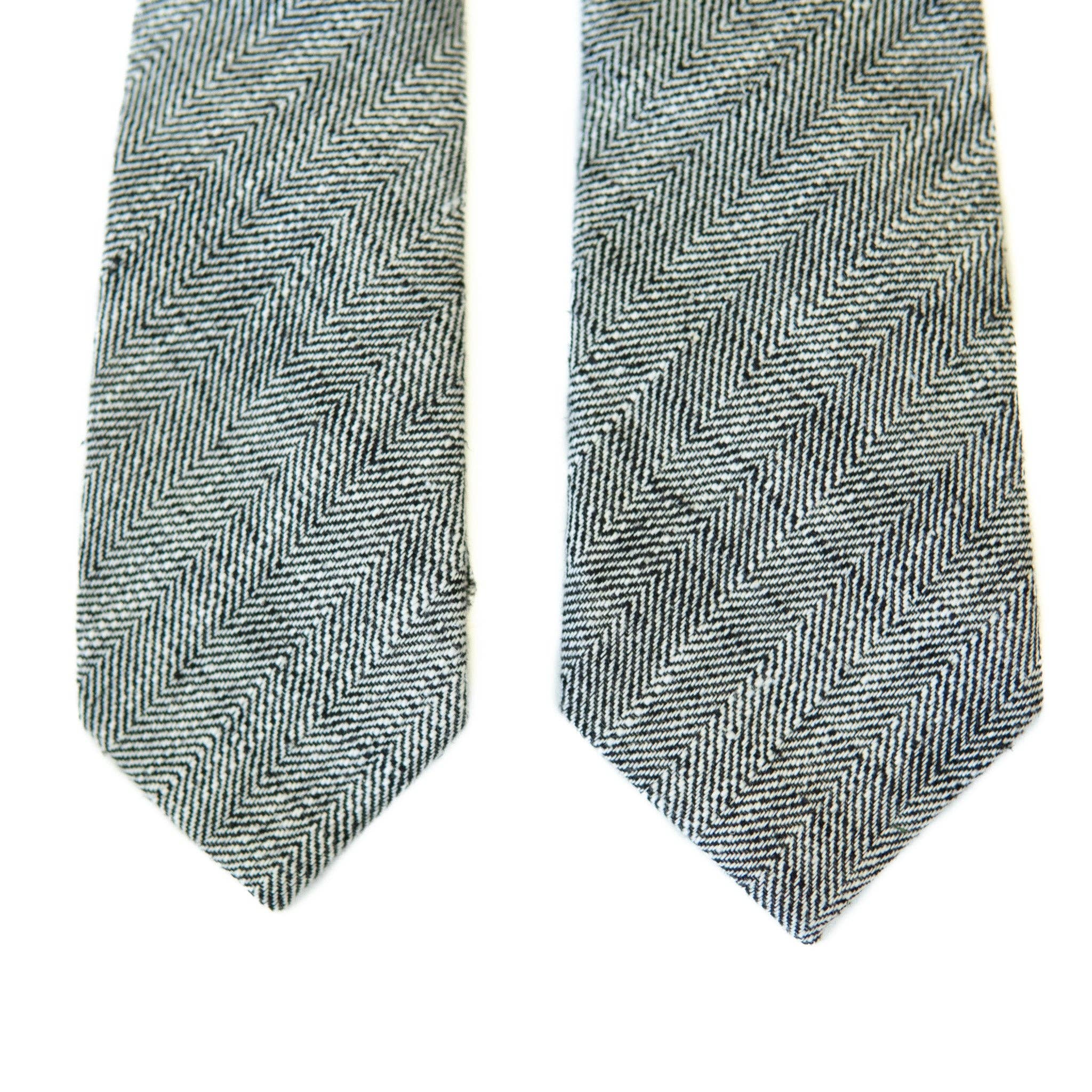 Boon Ties – wholesale Necktie – Men’s – Ebony Tweed Men's Tie3