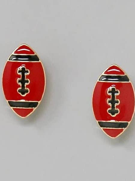 KE1000 Football Gameday Post Earrings for wholesale by MiMi Wholesale