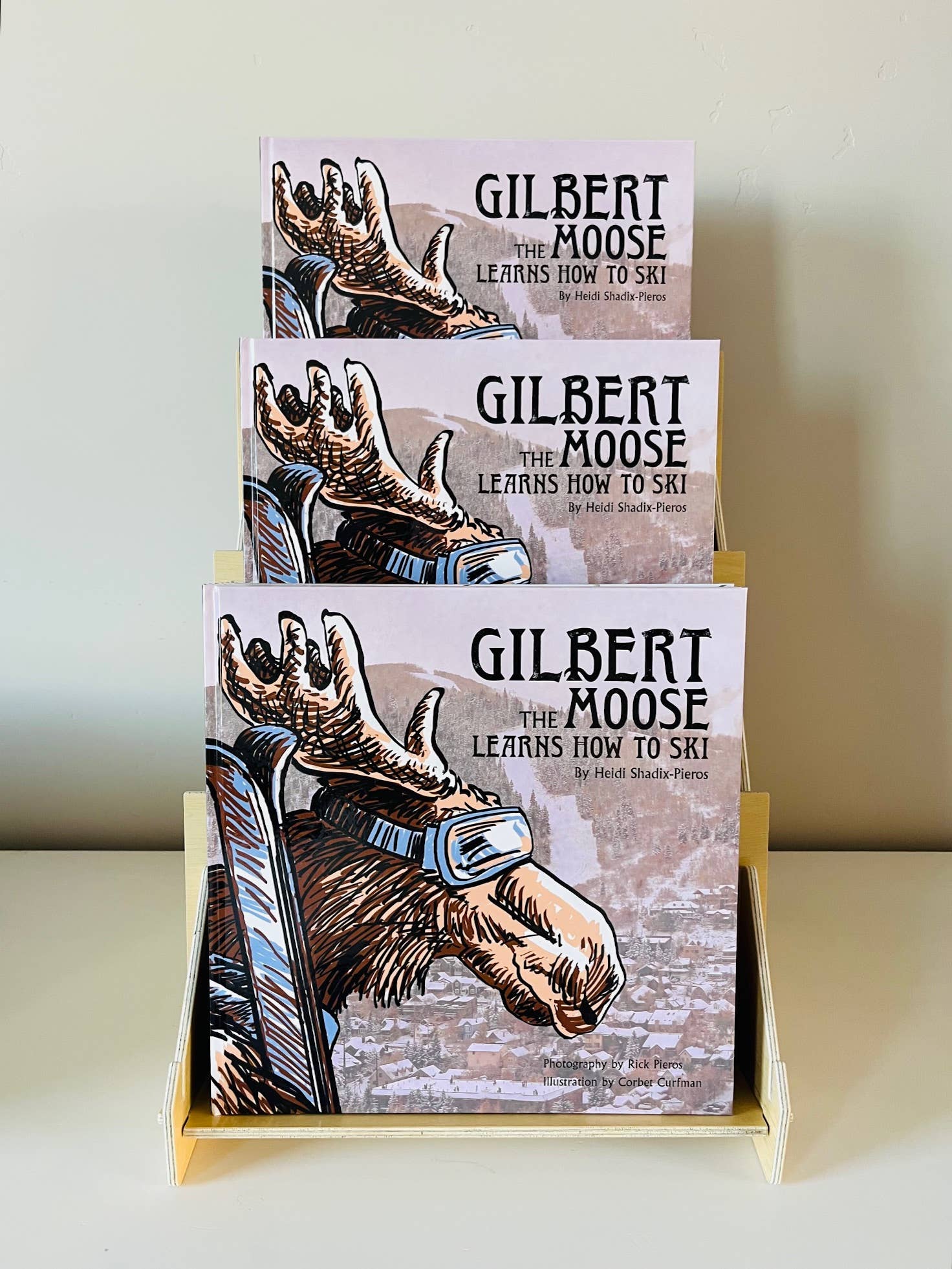 Gilbert The Moose - Rick Pieros Photography - Vendita all'ingrosso Libro per l'infanzia (3-5) - Gilbert l'Alce Impara a Sciare - Libro per bambini15