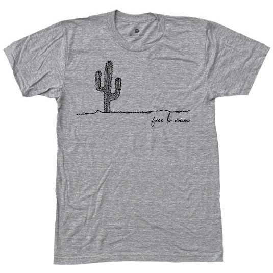 Free To Roam Cactus - Heather Grey for wholesale by The Poster List