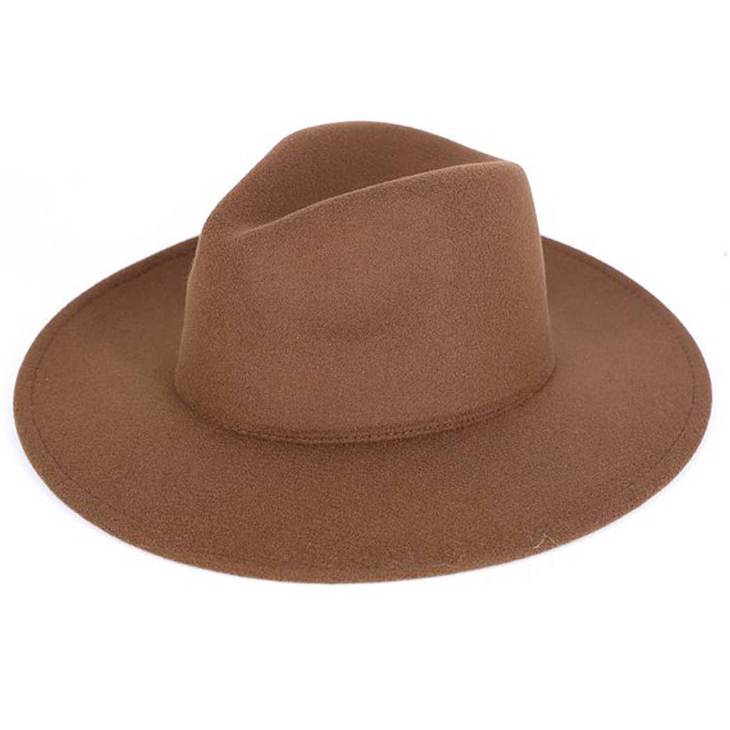 3AM BY H&D ACCESSORIES - Wholesale Fedora - Women's - Solid Panama Hat MH01257
