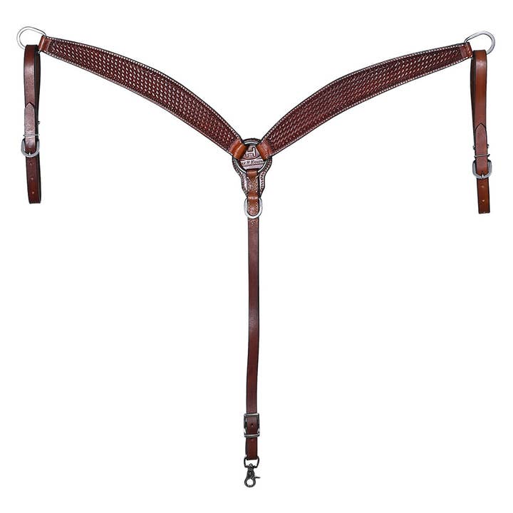 BER411-Vestlig Læder Brystrem for engroshandel hos LS Western