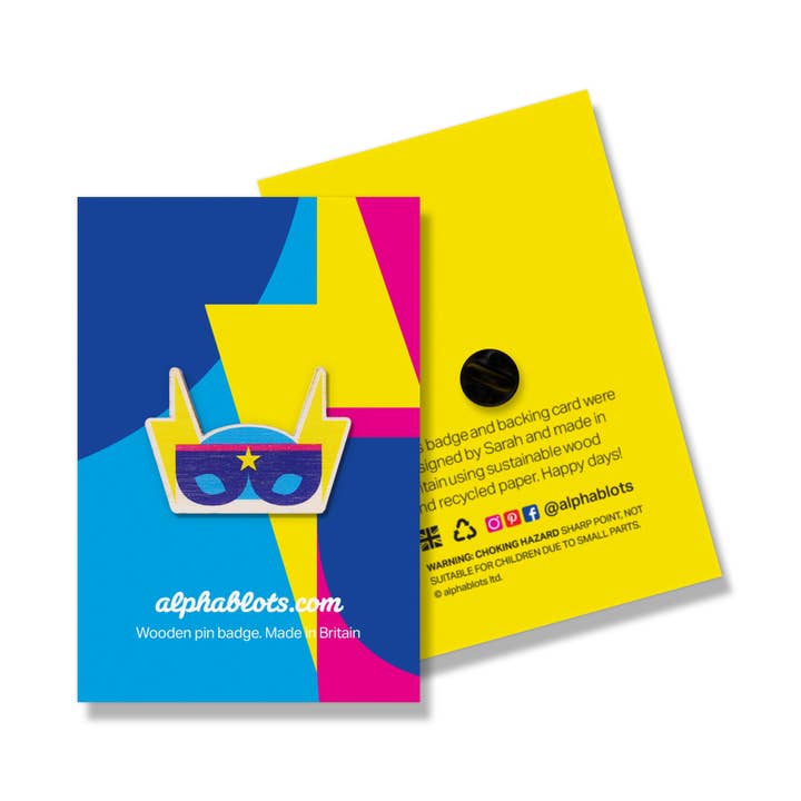 Hero Lapel Pin, 60x50x300mm, 2g for wholesale by Alphablots