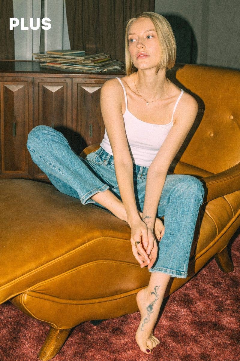 ARTEMIS VINTAGE - Wholesale Jeans - Women's -  PLUS - TUMMY CONTROL HIGH RISE STRAIGHT JEANS 6