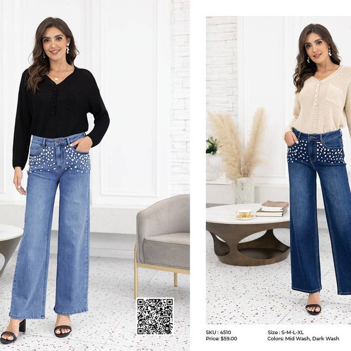 Crystal Couture Jeans for wholesale by Orange Fashion Village