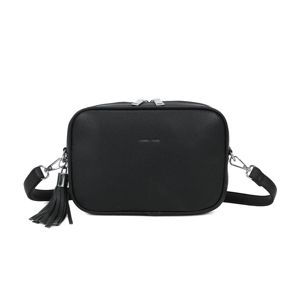 Strathurie – wholesale Crossbody bag – Women's – Strathurie Faux Leather Camera Style Bag S688# Black0