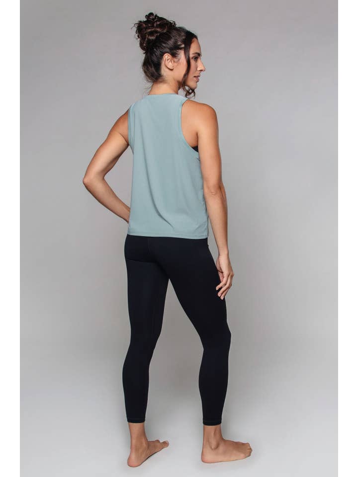 Relaxed Studio Tank Vest Soft Sage for wholesale on Faire4