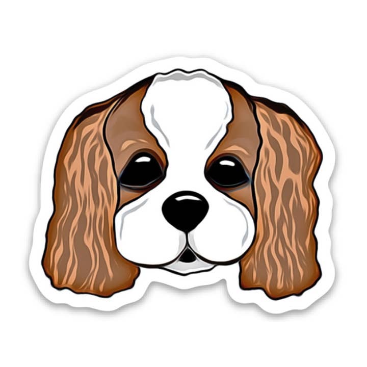 Cavalier King Charles Spaniel - Sticker for wholesale by Kevin & Kaia
