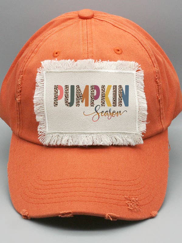 Fall Hat Leopard Pumpkin Season 64121 for wholesale by Cali Boutique Wholesale