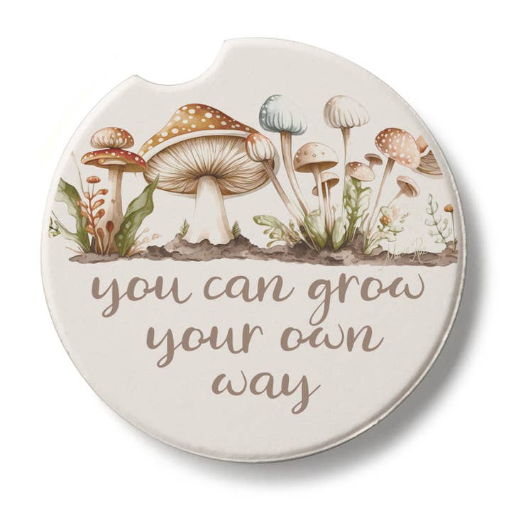 Posavasos de Piedra "Crece a Tu Manera" A GRANEL SIN EMBALAJE para venta al por mayor de CounterArt/Highland Home/Thirstystone/CoasterStone