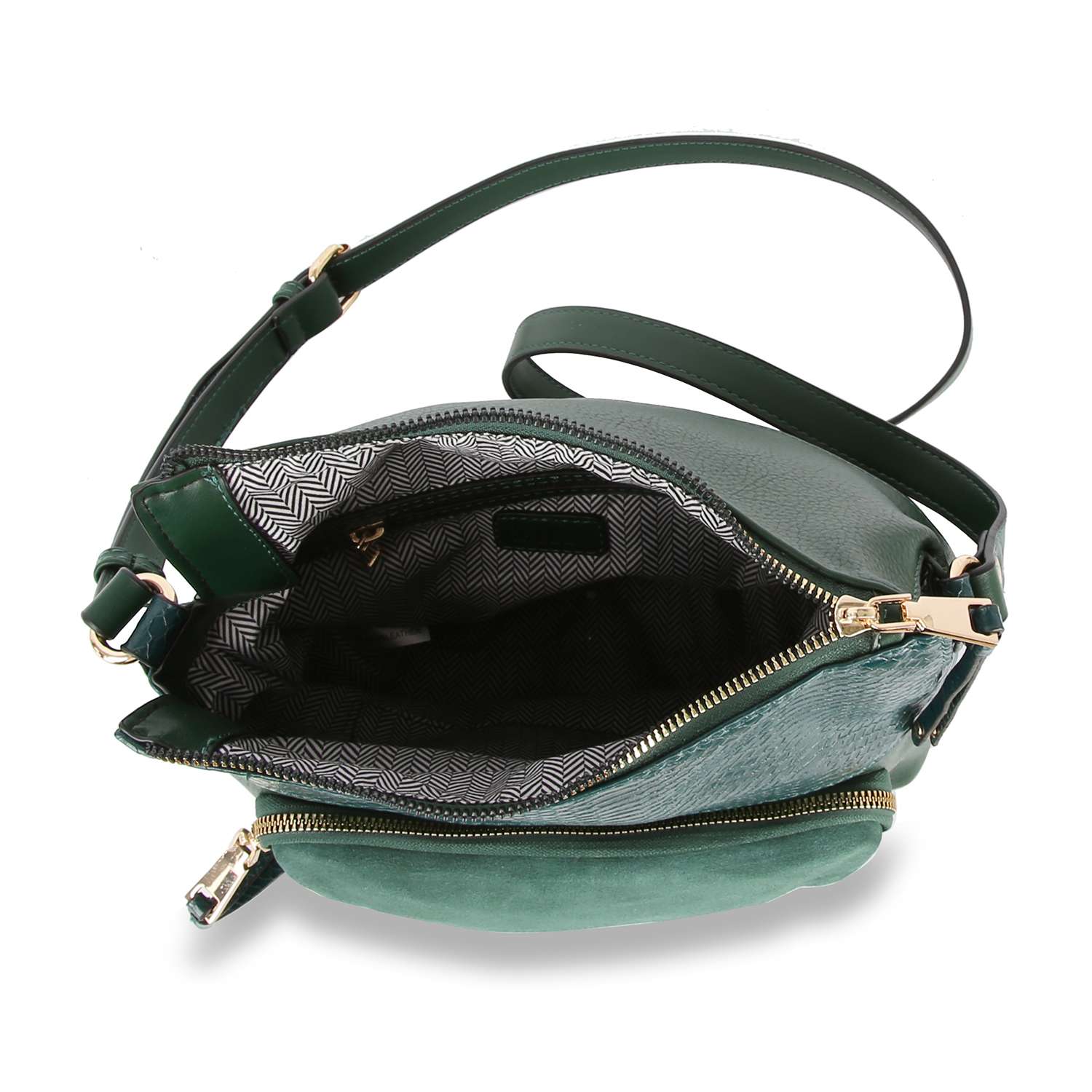 Handbag Express - Wholesale Crossbody Bag - Women's - Genuine Leather Unique Fold Over Crossbody Sling5