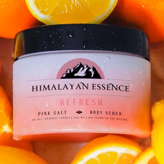 Exfoliant pour le corps Himalayan Essence Refresh (pot de 10 oz) pour la vente par Himalayan Essence