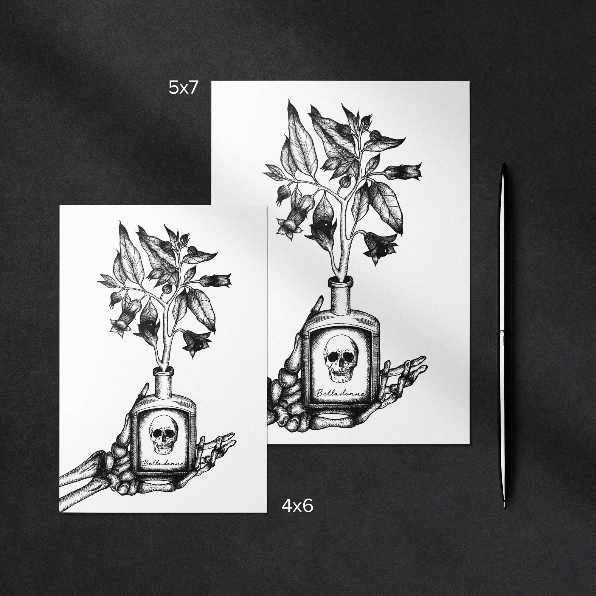 Print is Dead - Wholesale Everyday Greeting Card - Belladonna - Greeting Card3