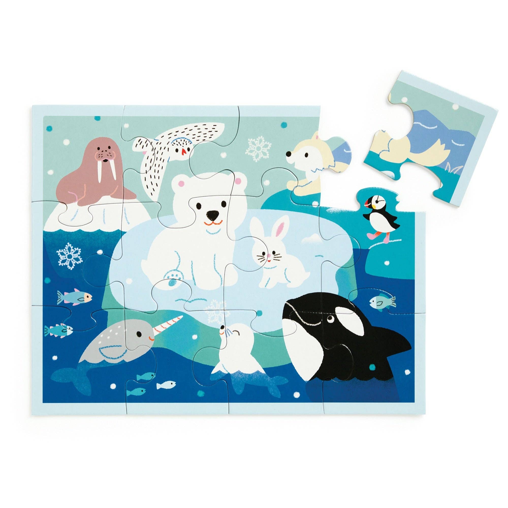 Chronicle Books - Wholesale Puzzle - Kids - Arctic Friends 12-Piece Pouch Puzzle4