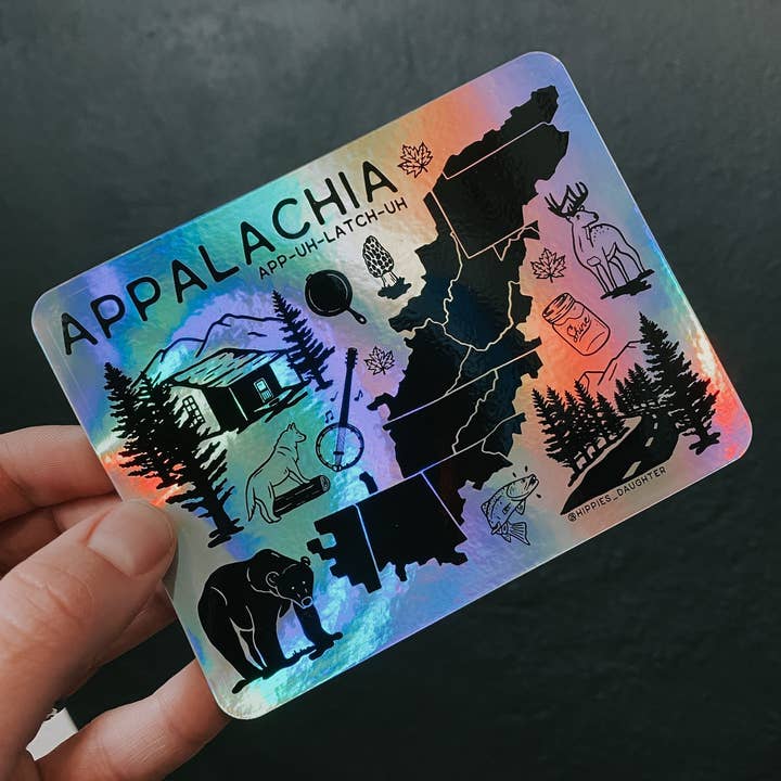 Hippie’s Daughter - Wholesale Sticker - Appalachia holo // sticker2