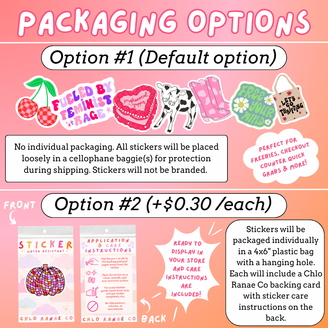 Chlo Ranae Co - Wholesale Sticker - Let's Go Thrifting Thrift Store Sticker2