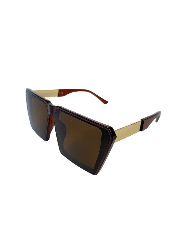 Fashion Sunglasses - Sassari - Brown for wholesale by Nakoa The Label