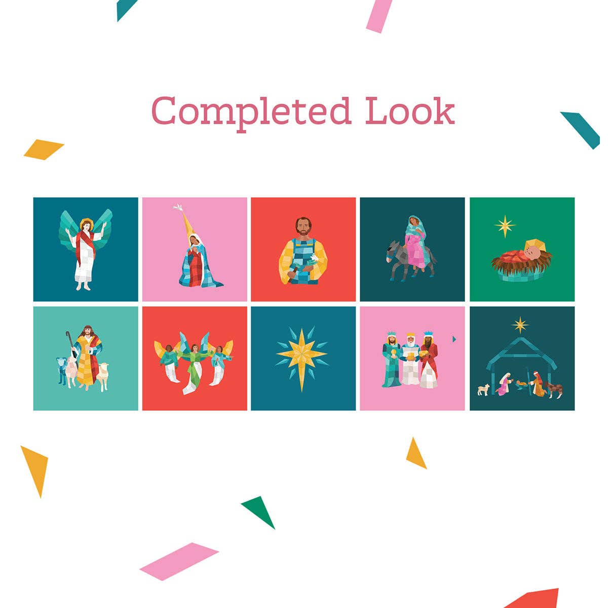 Catholic Family Crate® - Venta al por mayor Pegatinas - Niños y bebés - Pray By Sticker™: Libro de pegatinas de Navidad3