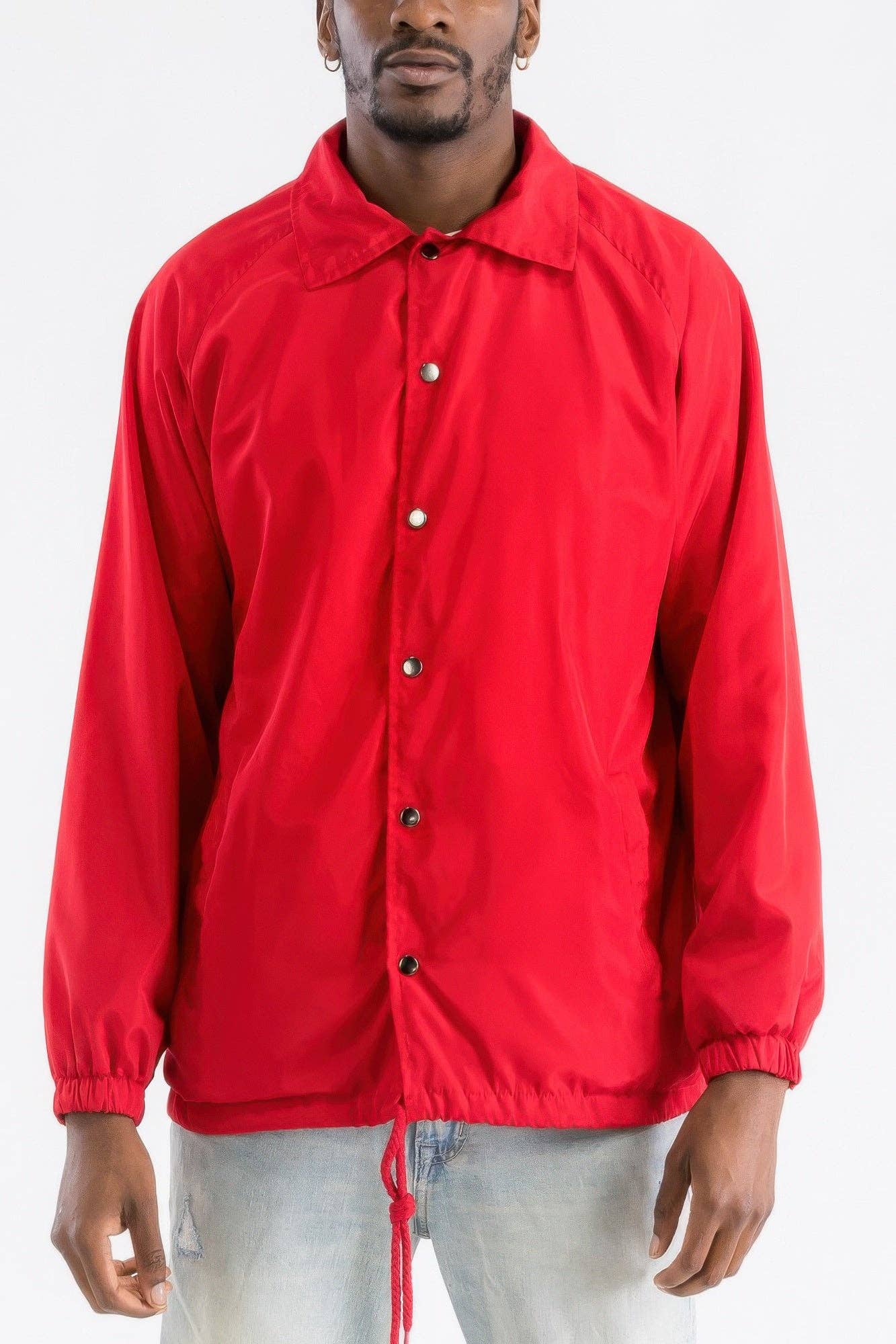 CC Wholesale Clothing - Wholesale Windbreaker - Men's - Men's Casual Windbreaker Coaches Jacket3