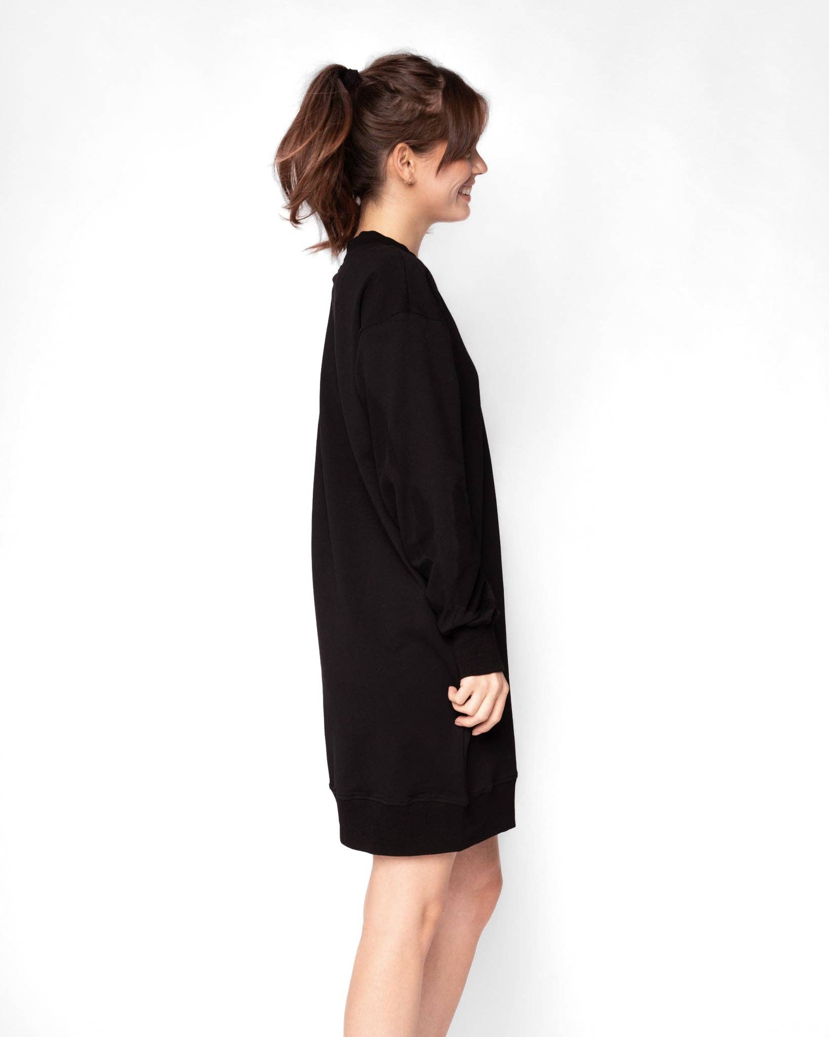 Recollection Brand - Wholesale Dress - Women's - Oversized Sweatshirt Dress6
