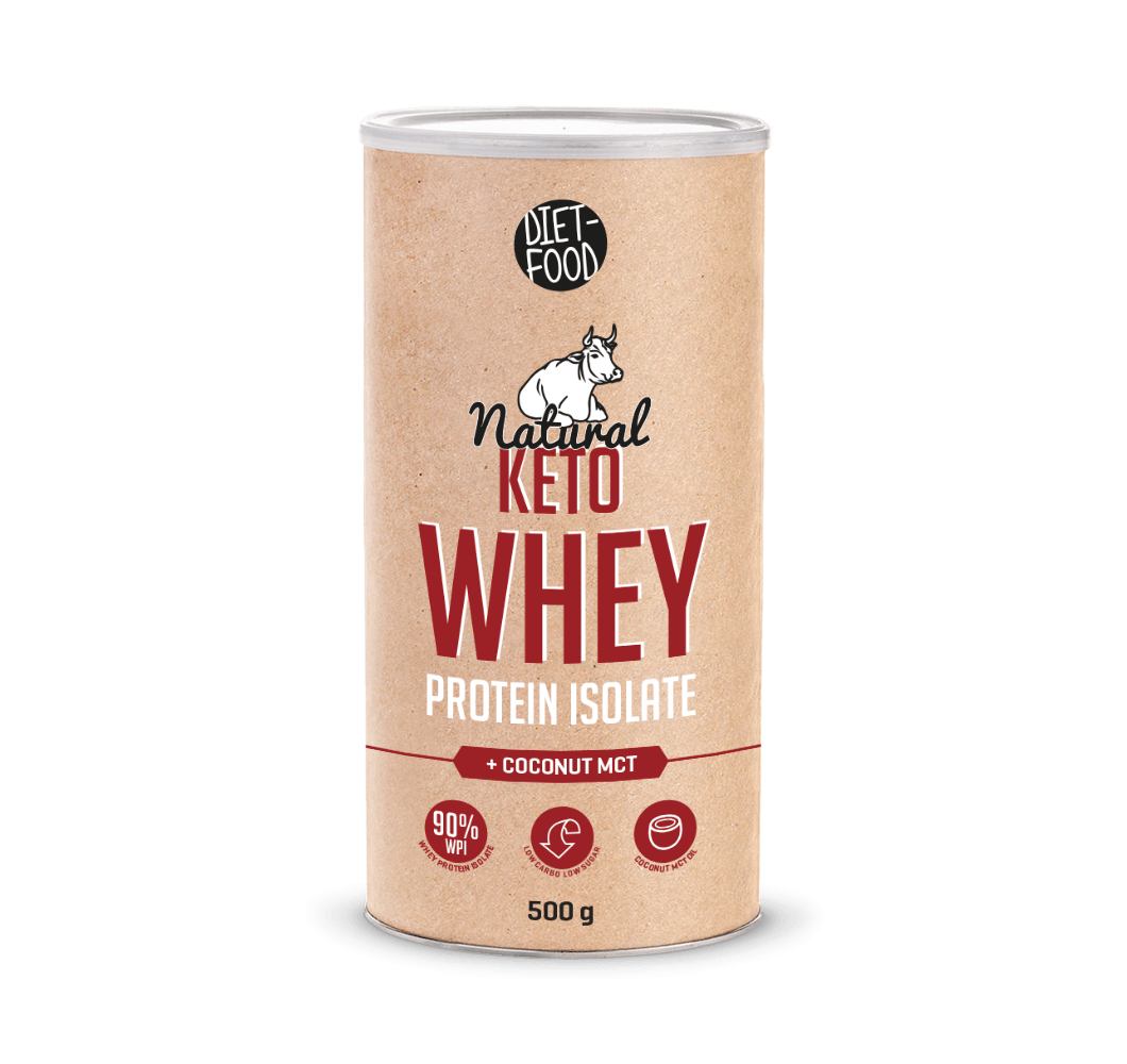 Diet Food - Wholesale Protein/Superfood Powder - Keto Whey Protein with Coconut Oil MCT 500 g0