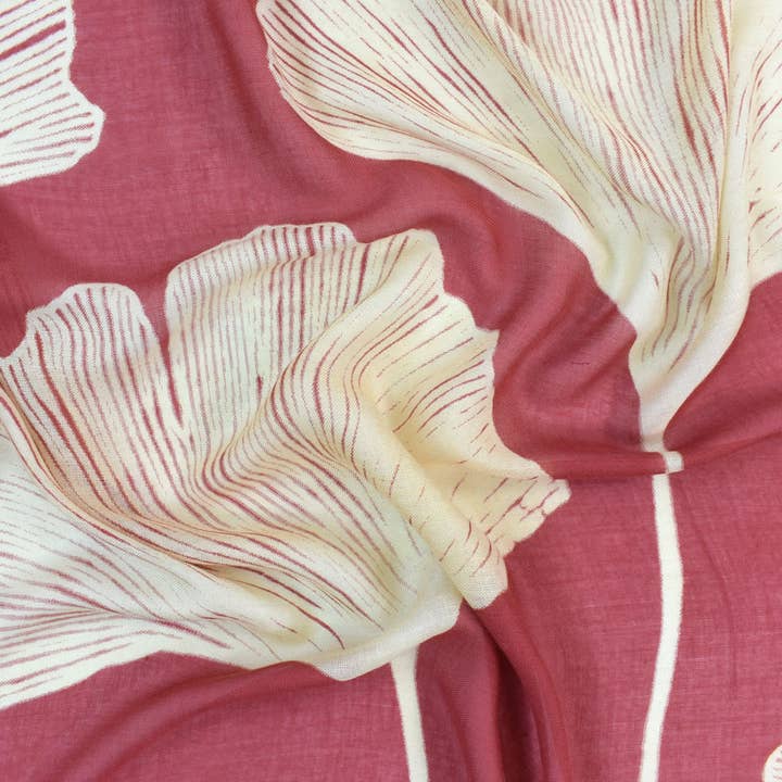 Dupatta Designs - Wholesale Scarf - Women's - Ginko Floral Scarf20