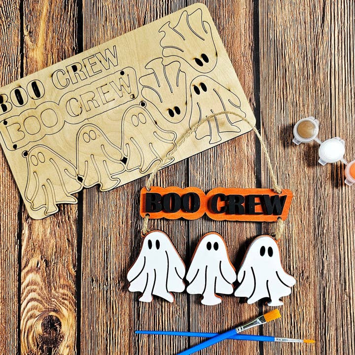 DIY Halloween Boo Crew kit for wholesale by The Adorned Willows Marketplace LLC