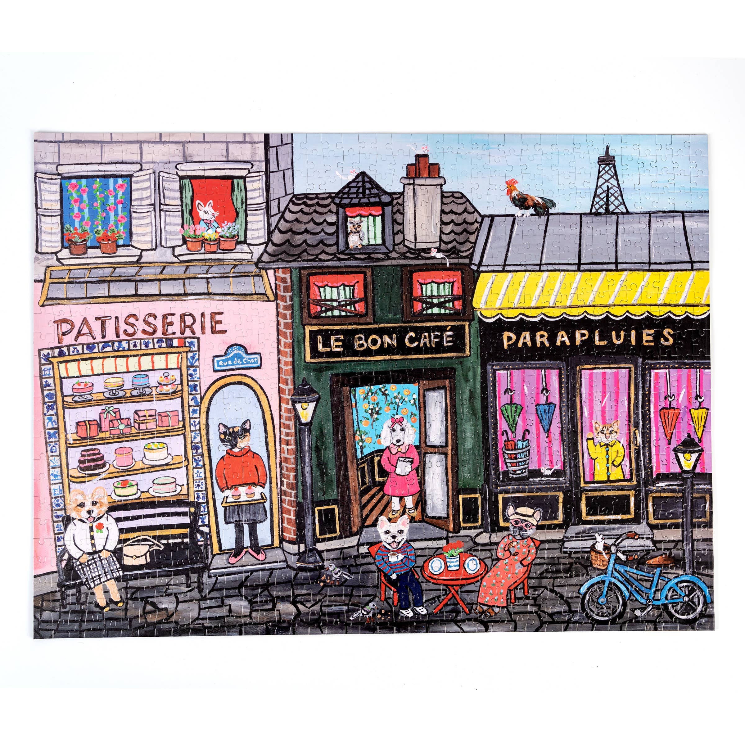 Hachette Book Group - Wholesale Puzzle - Adult - Pets in Paris 1,000-Piece Jigsaw Puzzle3