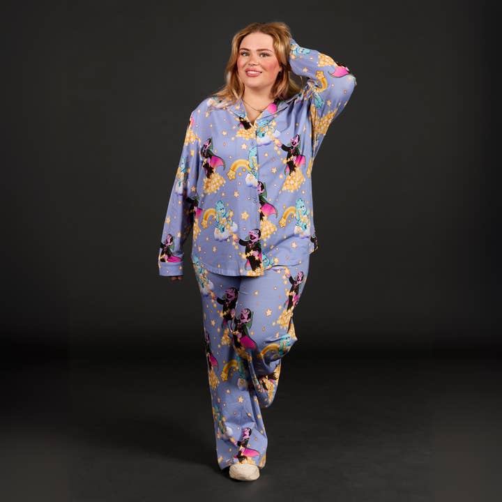 Cakeworthy - Wholesale Sleepwear Set - Women's - Care Bears x Sesame Street P.J. Set0