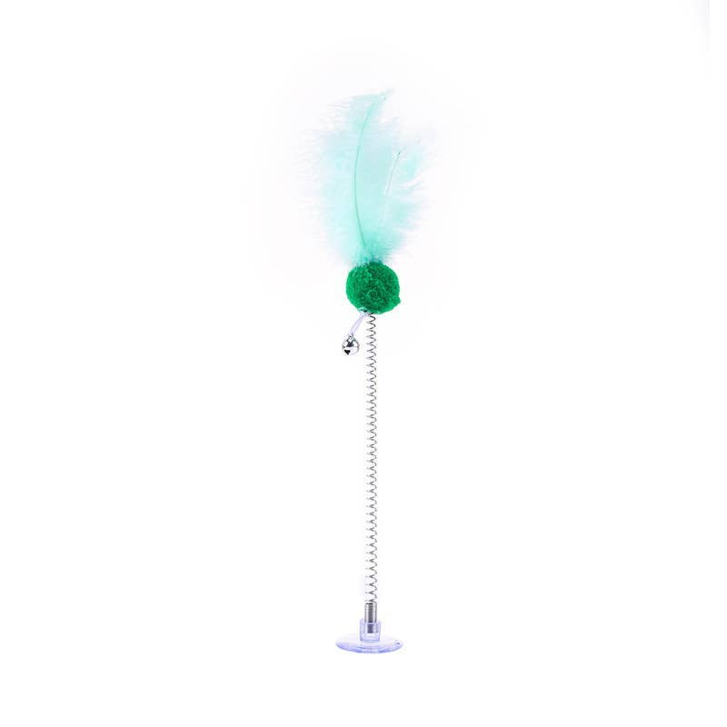 PAWPAWwholesale - Wholesale Pet Toy - Cat - Cat Teaser Wand, Suction Base,Pet Toy_CWMM52090