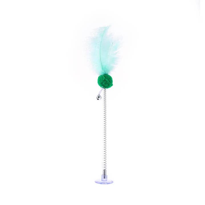 PAWPAWwholesale - Wholesale Pet Toy - Cat - Cat Teaser Wand, Suction Base,Pet Toy_CWMM5209