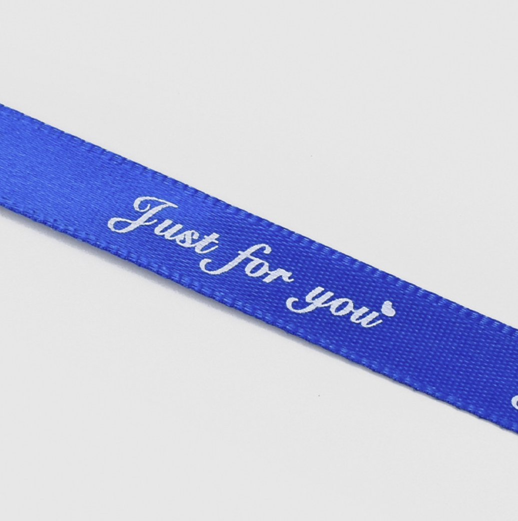 ByHome - Vente Ruban – emballage cadeau - Ruban cadeau étroit en polyester 1 cm x 46 m, « Just for You »17