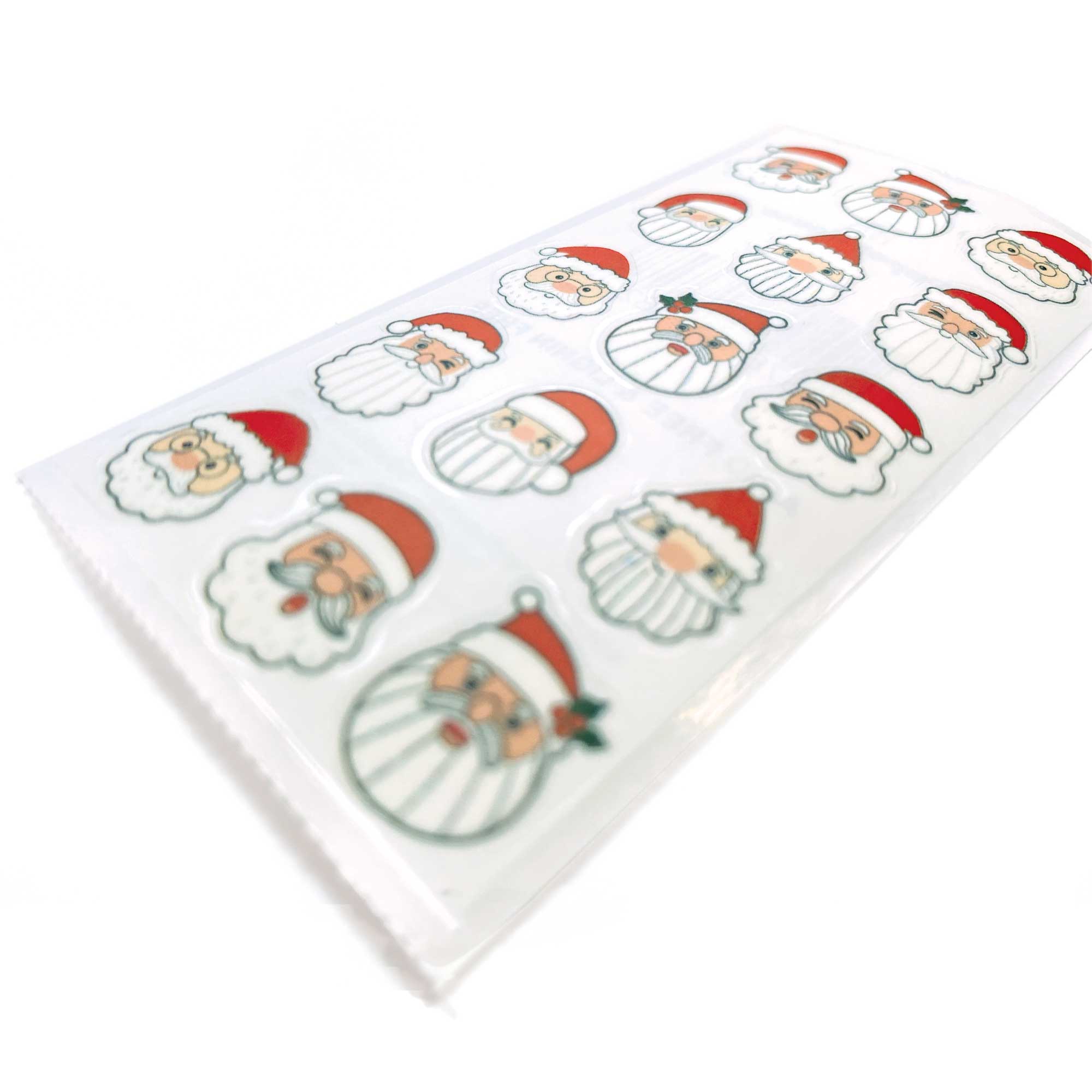 Paper House Productions – wholesale Sticker – Stickers - Santa Claus Faces2