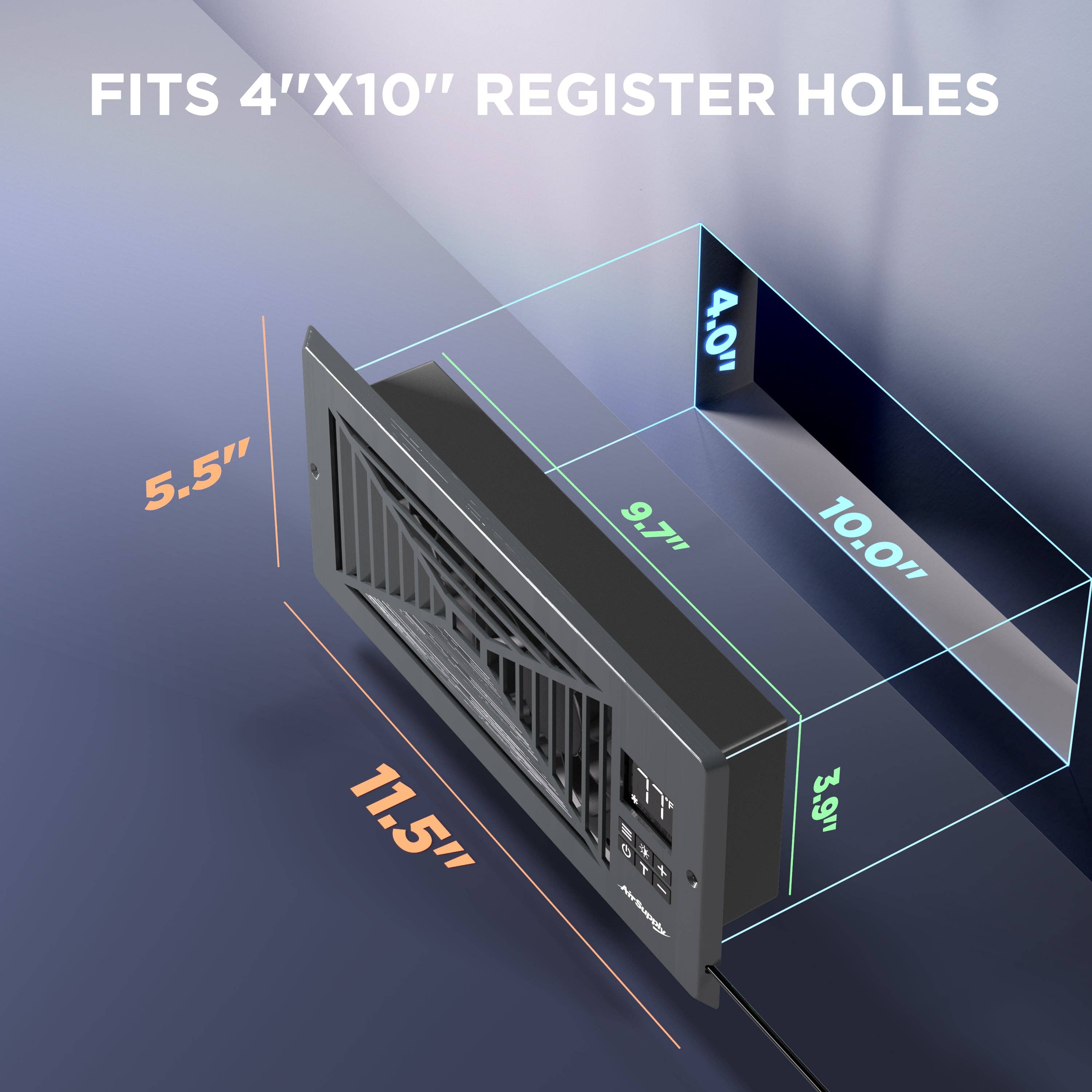 TURBRO - Wholesale Speakers - AirSupply BS410 Register Booster Fan7