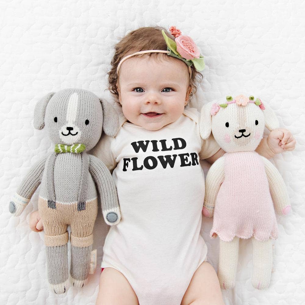 cuddle+kind - Wholesale Doll - Kids - Charlotte the dog, gives 10 meals7