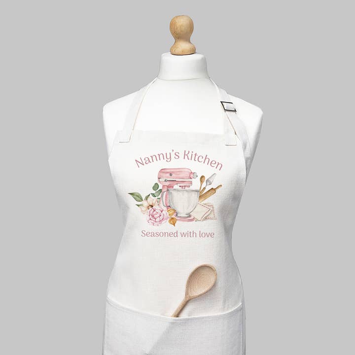 Personalised Nanny Apron for wholesale by DoodlecardsBoutique