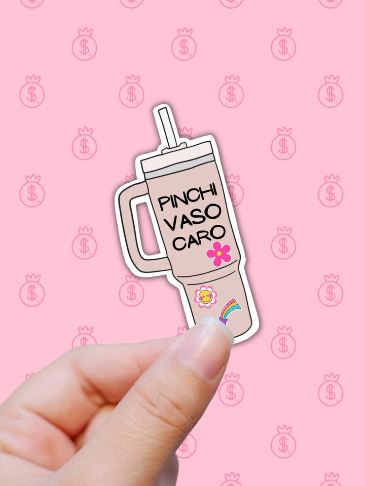 Pinchi vaso caro funny sticker for wholesale by Lalatina Shop