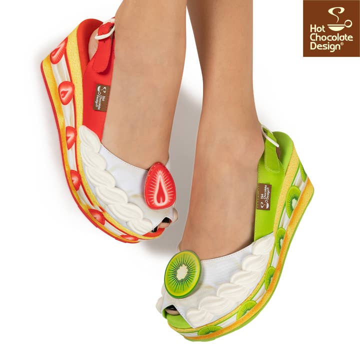Popping Candy - Wholesale Wedges – Women’s - Hot Chocolate Design - Short Cake Sandal4