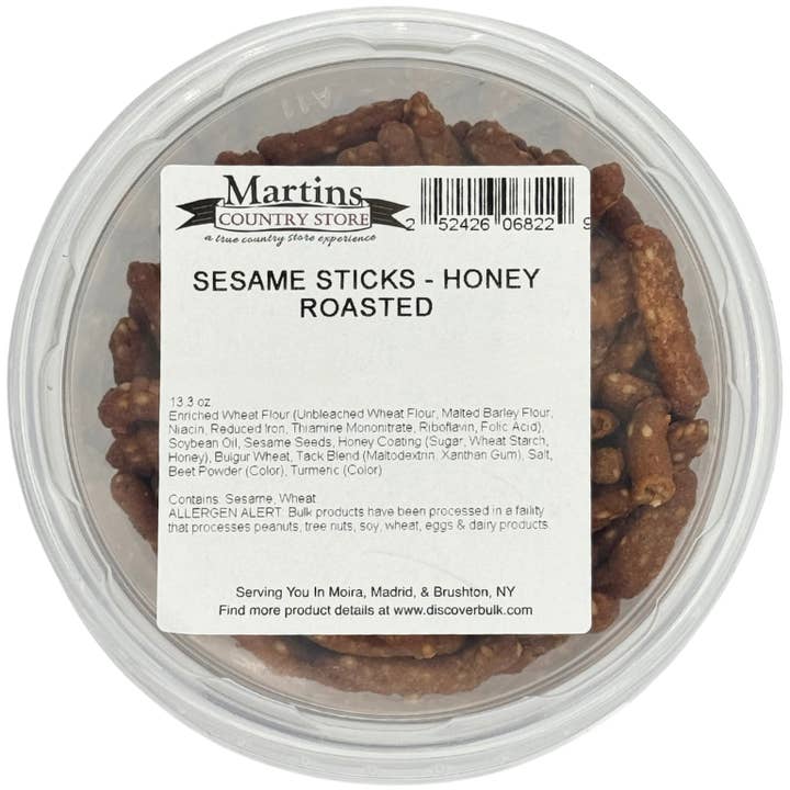Martin's Country Store LLC - Wholesale Puffed Snack - HONEY ROASTED SESAME STICKS 13.3oz3
