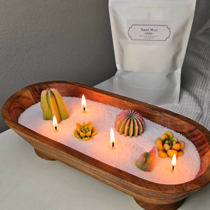 Cobertura de Vela de Cacto Suculento para Cera de Areia por atacado de Duckling Candle