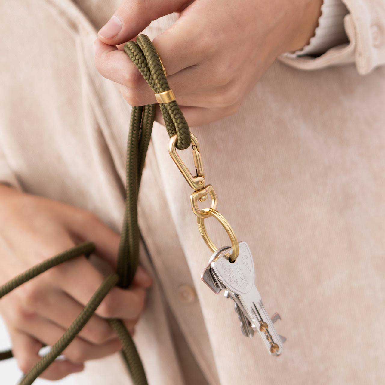KNOK - Wholesale Keychain - Unisex - KEY HOLDER (OLIVE)1
