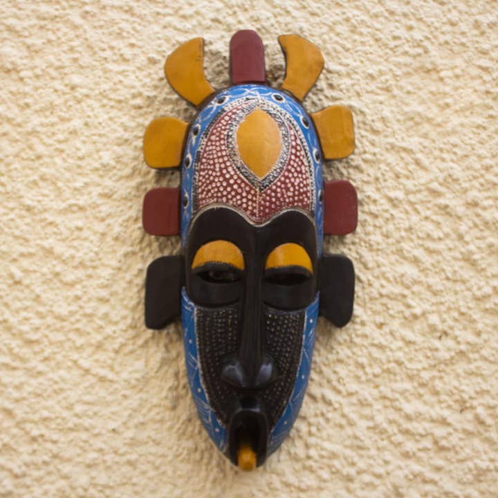 Novica Handmade Adah African Wood Mask for wholesale by NOVICA