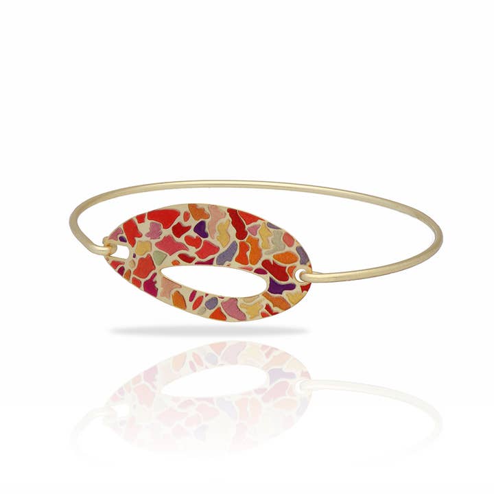 RAS - Wholesale Cuff Bracelet - Alba Gold Plated Clic Bracelet