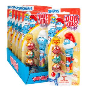 L&F Universal Goods - Wholesale Lollipop - Pop Ups Smurfs 6/1.26OZ